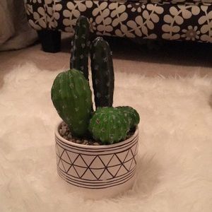 Faux potted cacti